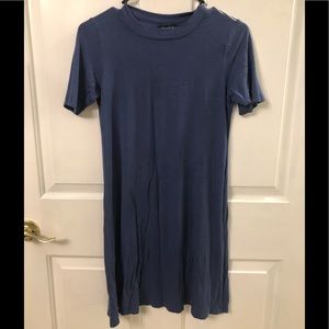 Blue T-shirt dress